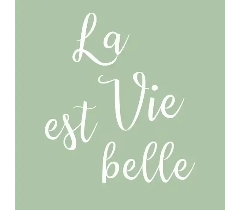 Servietten La Vie est Belle 33 x 33 cm