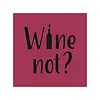 Braun & Company Servietten Wine not Burgund 25 x 25 cm
