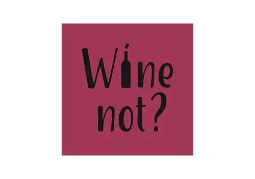 Braun & Company Servietten Wine not Burgund 25 x 25 cm
