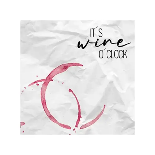 Servietten Wine o Clock 25 x 25 cm 