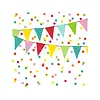 Braun & Company Servietten Banniere 25 x 25 cm