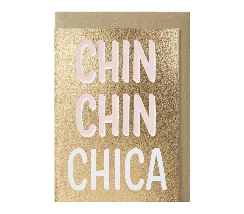 Chin Chin Chica Grußkarte