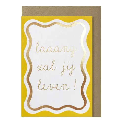 Laaaaang zal jij leven Carte de vœux 
