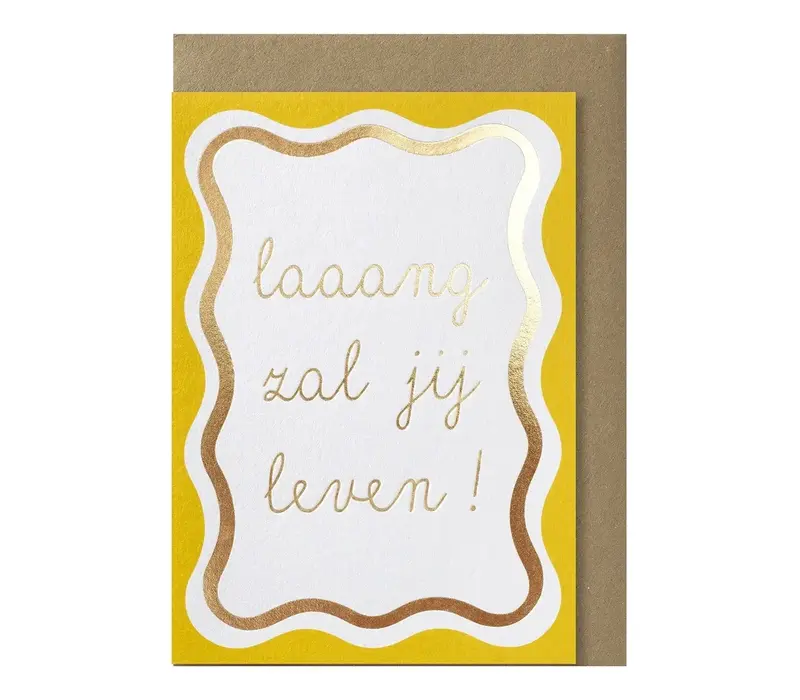 Laaaaang zal jij leven Carte de vœux