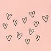 Papette Kadokaartje - Hartjes Pink