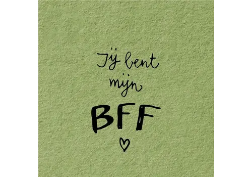 Papette Geschenkkarte– Jij bent mijn BFF