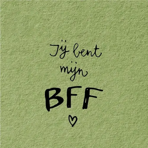 Carte cadeau - Jij bent mijn BFF 
