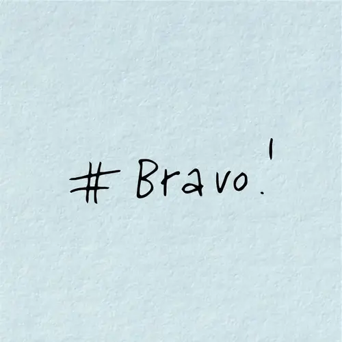 Geschenkkarte - # Bravo! 