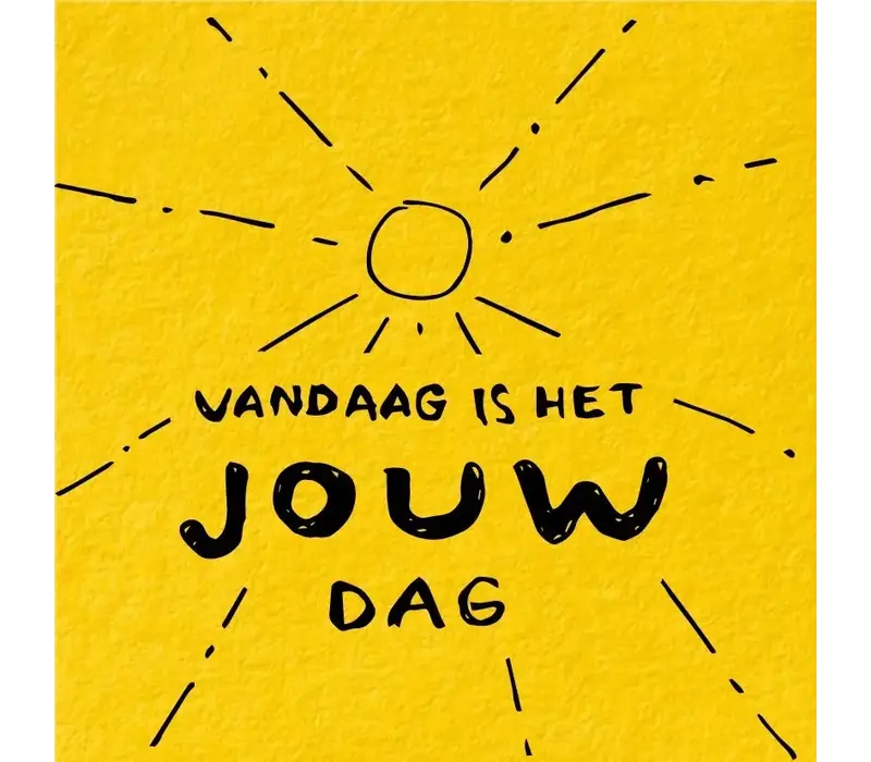 Kadokaartje - Vandaag is jouw dag