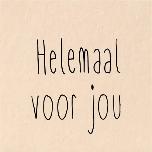 Geschenkkarte – Helemaal voor jou 