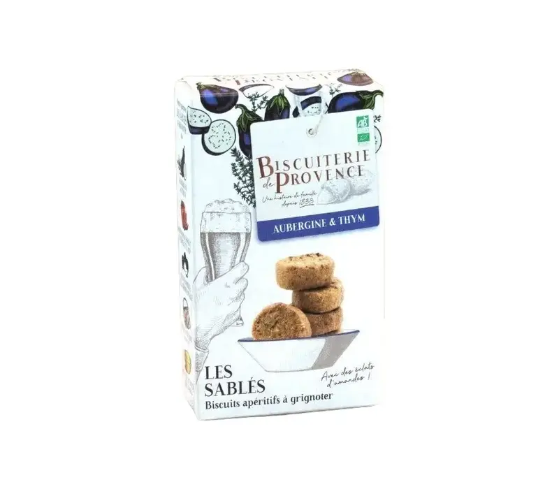 Apero Cookie Aubergine & Thyme 90 g