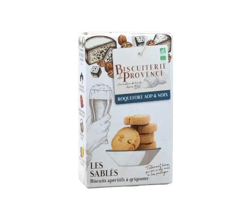 Apero Koekje Roquefort AOP & Noten 90 g