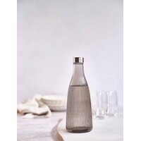 Fles met dop Atla 1 L D10,1xH28cm - Smokey Grey