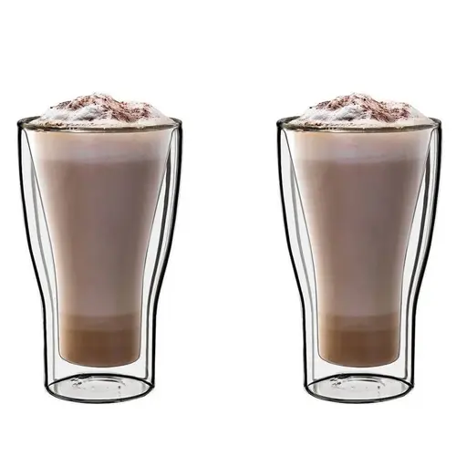 Latte Macchiato Doppelwandiges Glas 34 cl - 2 Stück 
