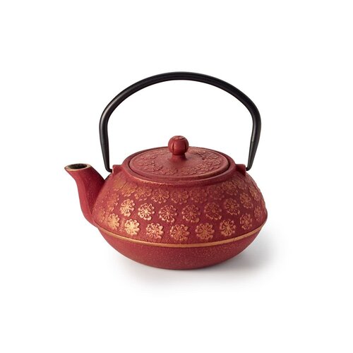 Teapot Guizhou red and gold 0.5 L 