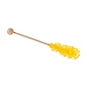 Lemon sugar stick 11 cm – rock candy crystals on a wooden stick, 10 g