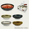 Arca Fingerfoodschaaltje 60 ml - keramiek met reactief glazuur, Ø 9,5 x 2,5 cm