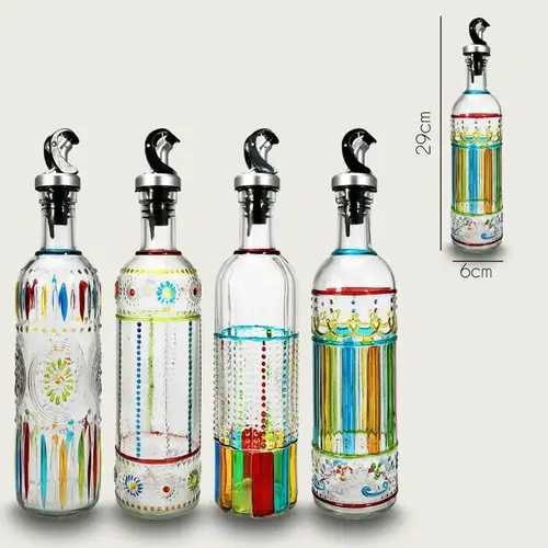Olive oil bottle with pourer Colorata 50 cl 