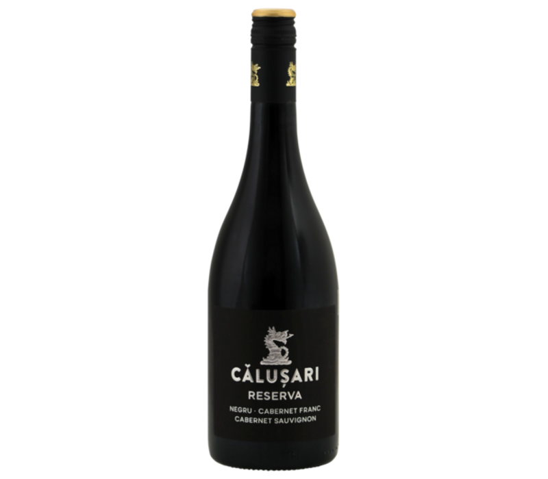 Călușari Reserva Negru – Cabernet Franc – Cabernet Sauvignon, DOP Recaș 75 cl