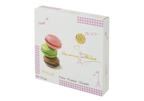Macarons - Aardbei - Pistache - Chocolade 108 g