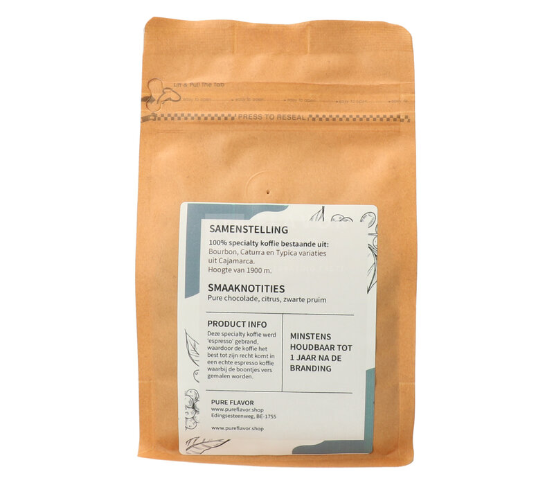 La Prosperidad - Peru Espresso Coffee BEANS 250 g Flavor Shop No. 500