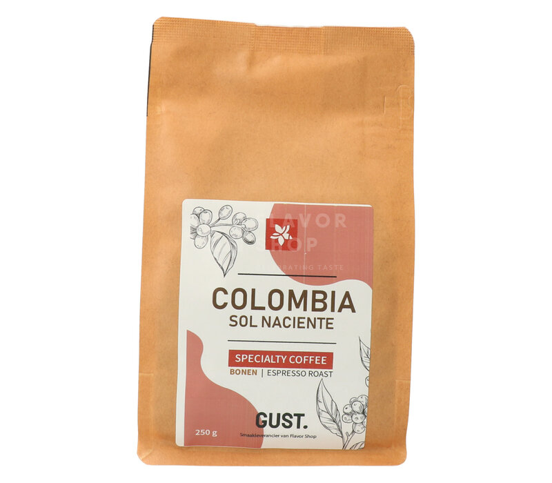 Sol Naciente - Café expresso Colombie EN GRAINS 250 g