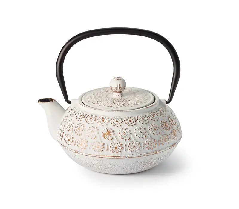 Teapot Jin Jin white and gold 0.7 L