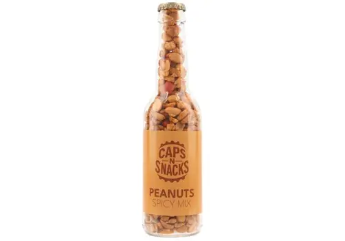 Spicy Mix Peanuts - Beer Bottle 210 g