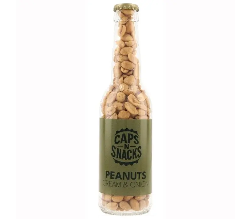Cacahuètes crème & oignon - bouteille de bière 210 g