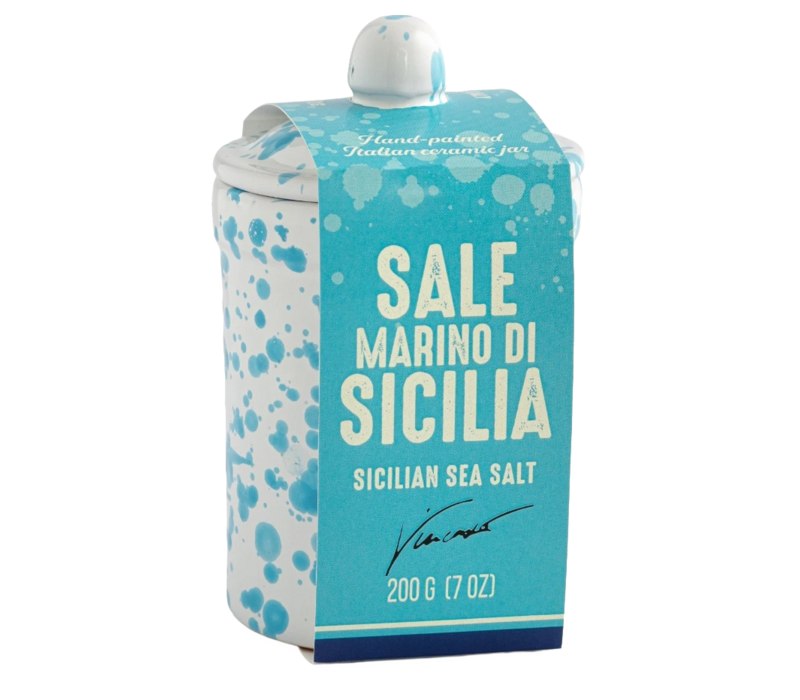 Sicilian Sea Salt - Ceramic Jar 180 g