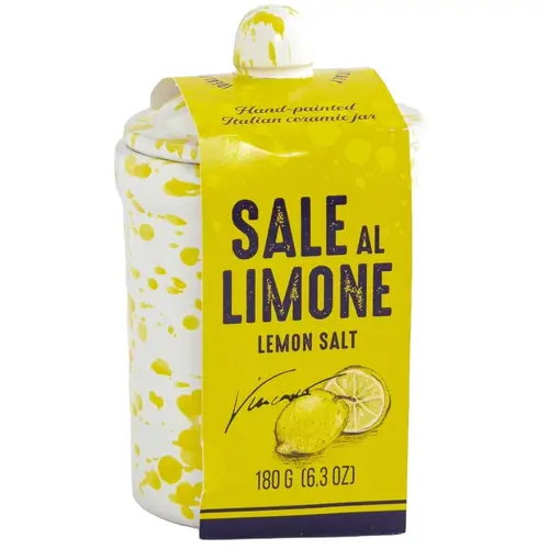 Lemon Salt - Ceramic Jar 180 g 