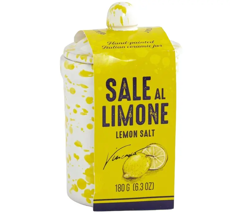 Sel au citron - pot en céramique 180 g