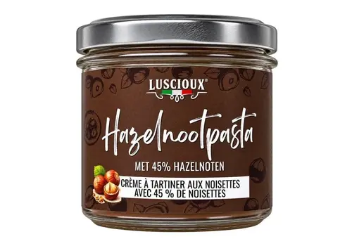 Hazelnootpasta 45% 90 g