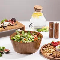 Gather Set mit 2 Pfeffer- und Salzmühlen natur 16,5 cm