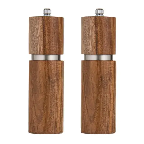 Gather Set van 2 peper- en zoutmolens naturel 16,5 cm 