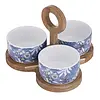Ladelle Mossman Schalenset 4-teilig mit Tablett 22 x 21 cm