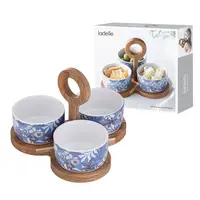 Mossman Schalenset 4-delig met plateau 22 x 21 cm