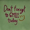 Yett Wenstegeltje Don't forget to smile today - mint