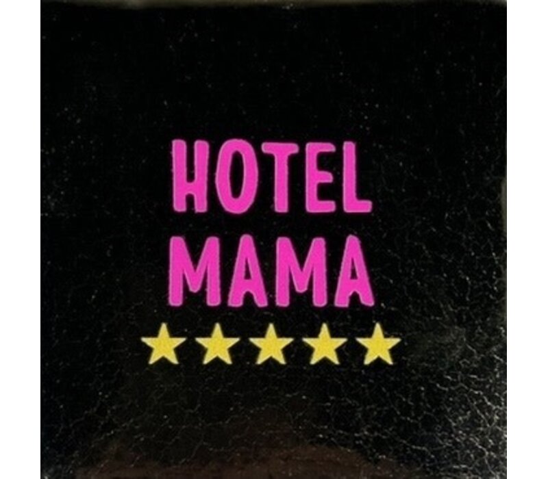 Spruchfliese Hotel mama - gold