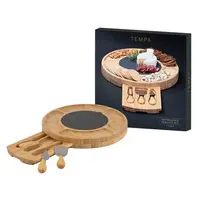 Fromagerie Set à fromage 5 pièces avec ardoise 32 x 32 cm