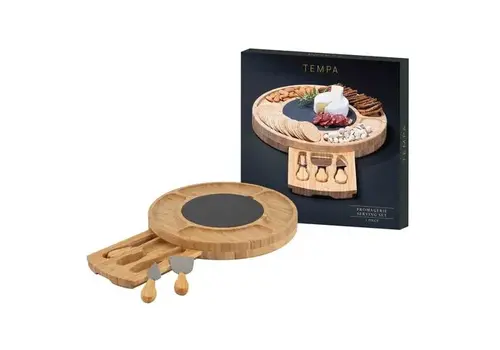 Ladelle Fromagerie Set à fromage 5 pièces avec ardoise 32 x 32 cm