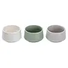 Ladelle Elements Set of 3 deep bowls assorted 9.4 x 9.4 cm
