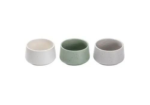 Ladelle Elements Set mit 3 tiefen Schälchen sortiert 9,4 x 9,4 cm