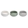 Ladelle Elements Set de 3 bols peu profonds assortis 9,4 x 9,4 cm