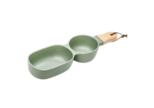 Ladelle Elements Serveerplank 2-delig saliegroen 34,5 x 9,5 cm