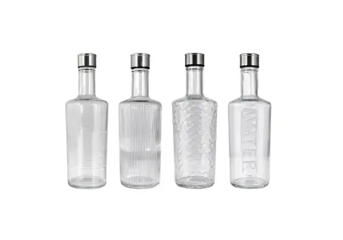 Arca Glasflasche Modern Design sortiert 1 L
