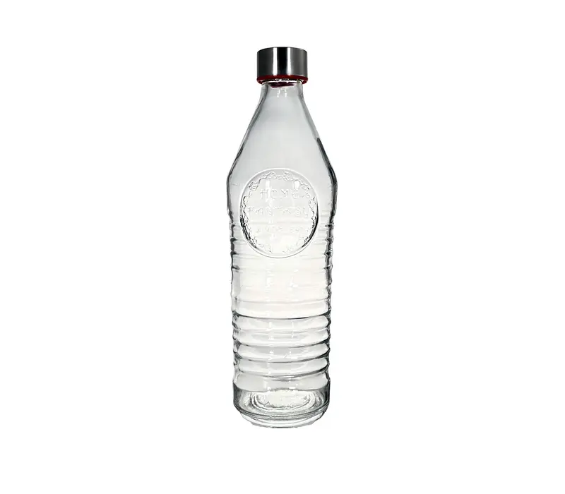 Glasflasche Classic Design 1 L