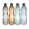 Arca Glasflasche Classic Design Farbmix 1 L