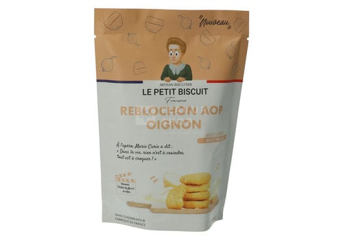 Le Petit Biscuit Reblochon PDO & Onion Savoury Biscuits 100 g