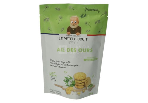 Le Petit Biscuit Aperitiefkoekjes met daslook 100 g